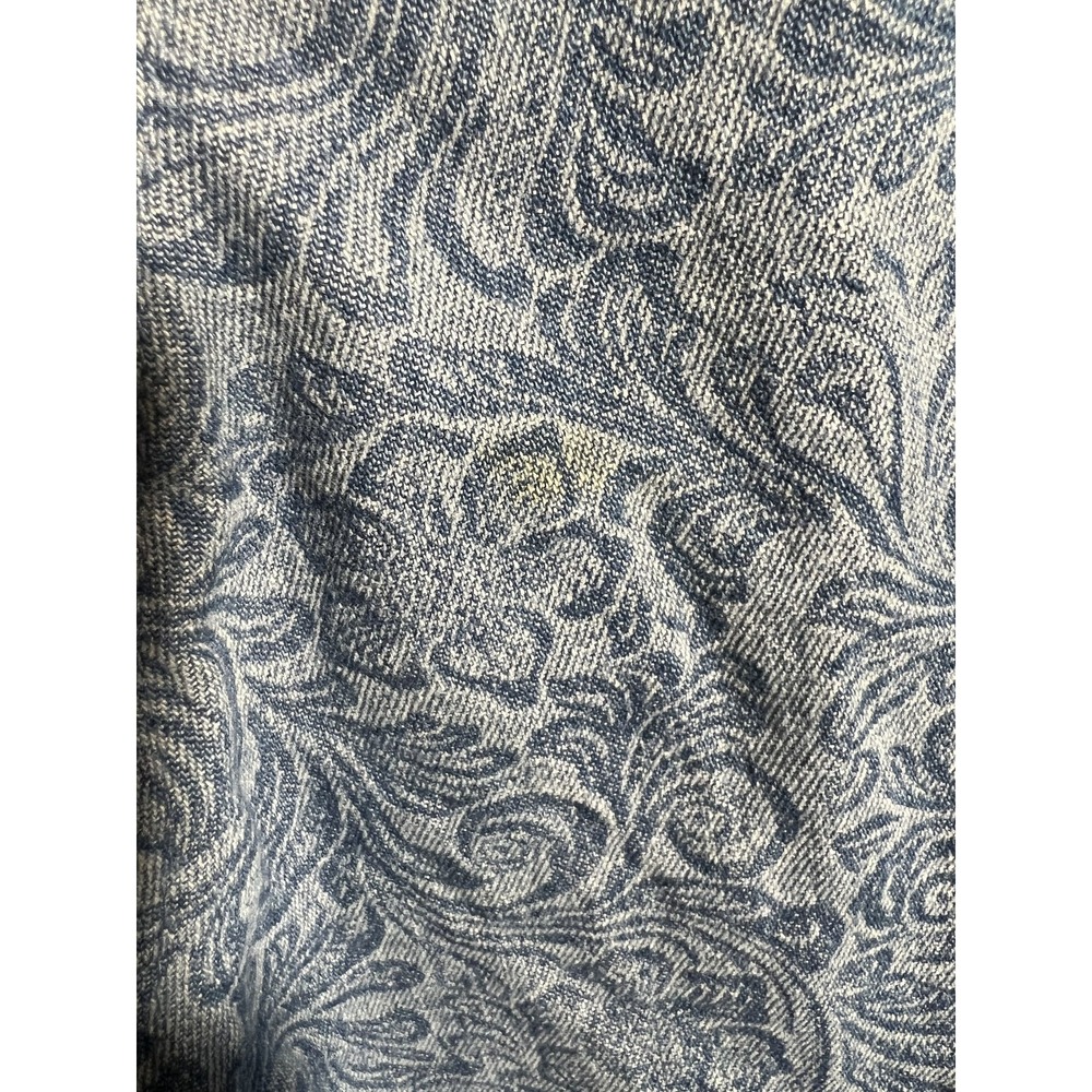 Vintage LIM'S Women's Bomber Jacket 80s Denim Patchwork Embellished Art-to-Wear - Picture 11 of 11